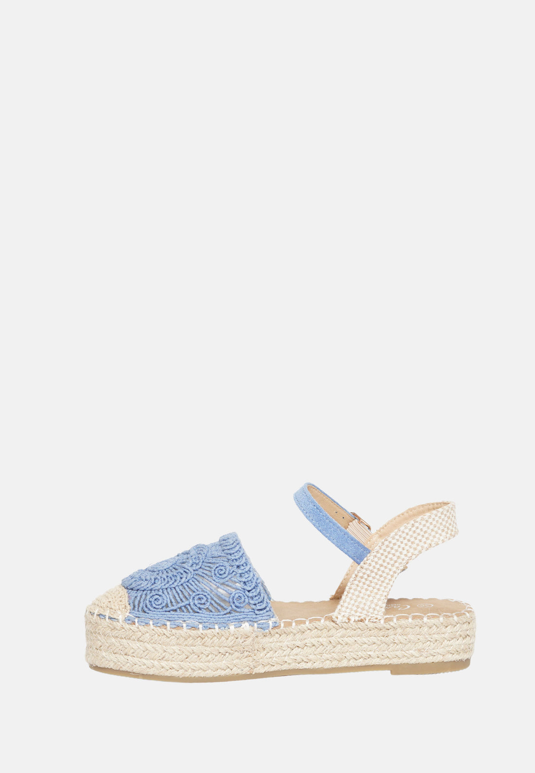 Espadrillas con zeppa e ricami