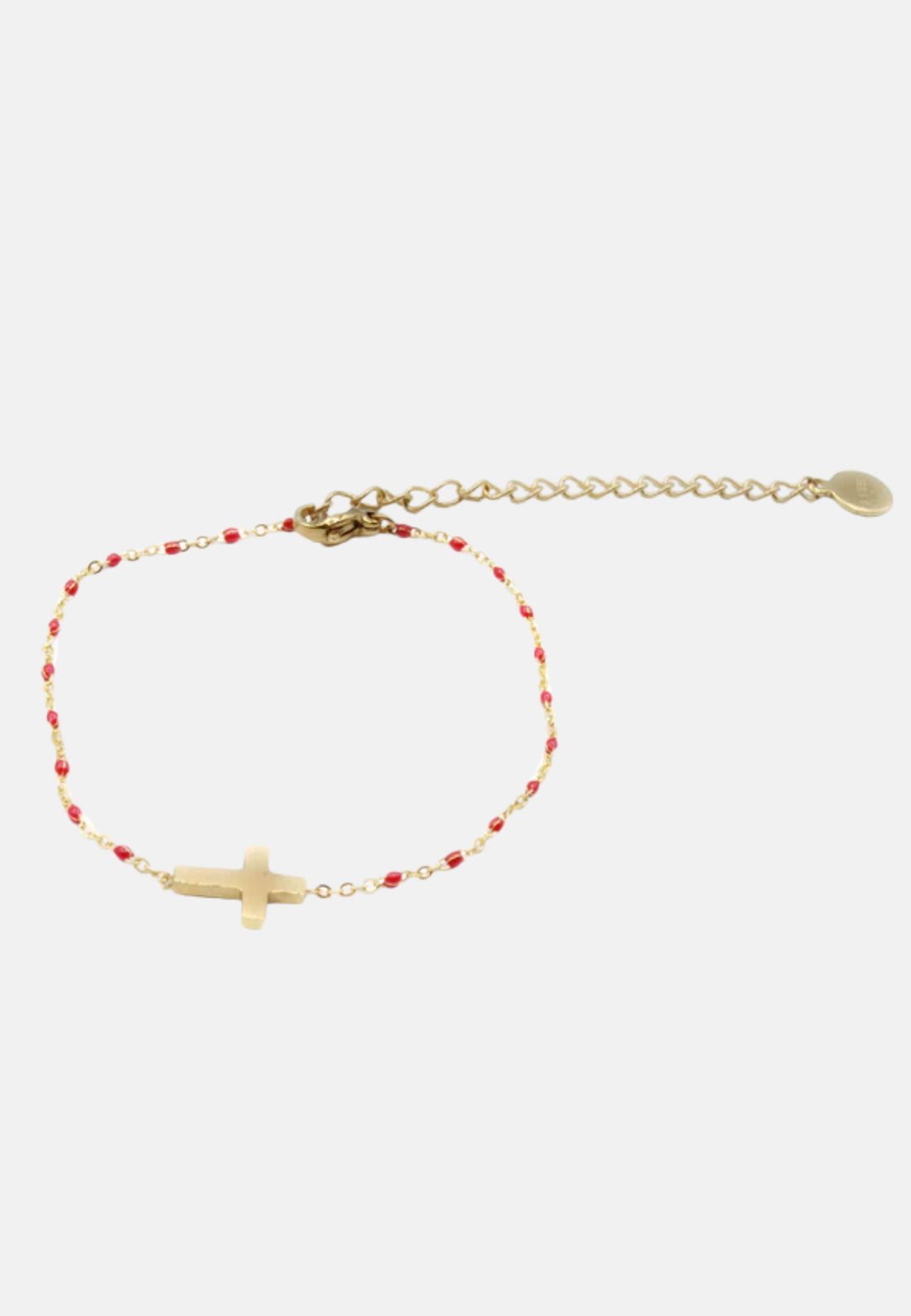 Bracciale con croce oro