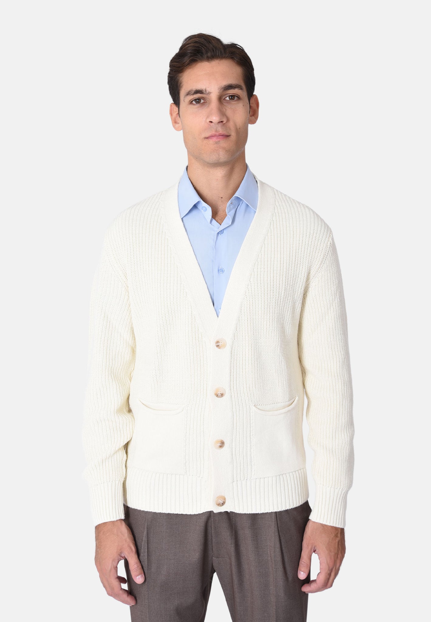 Cardigan scollo a V