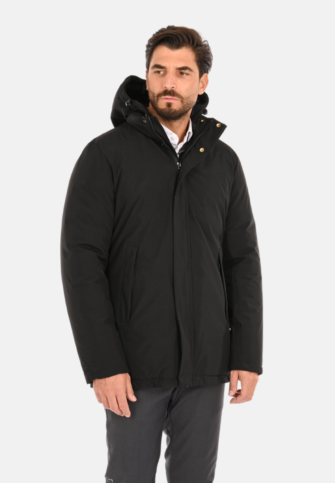 Parka con cappuccio