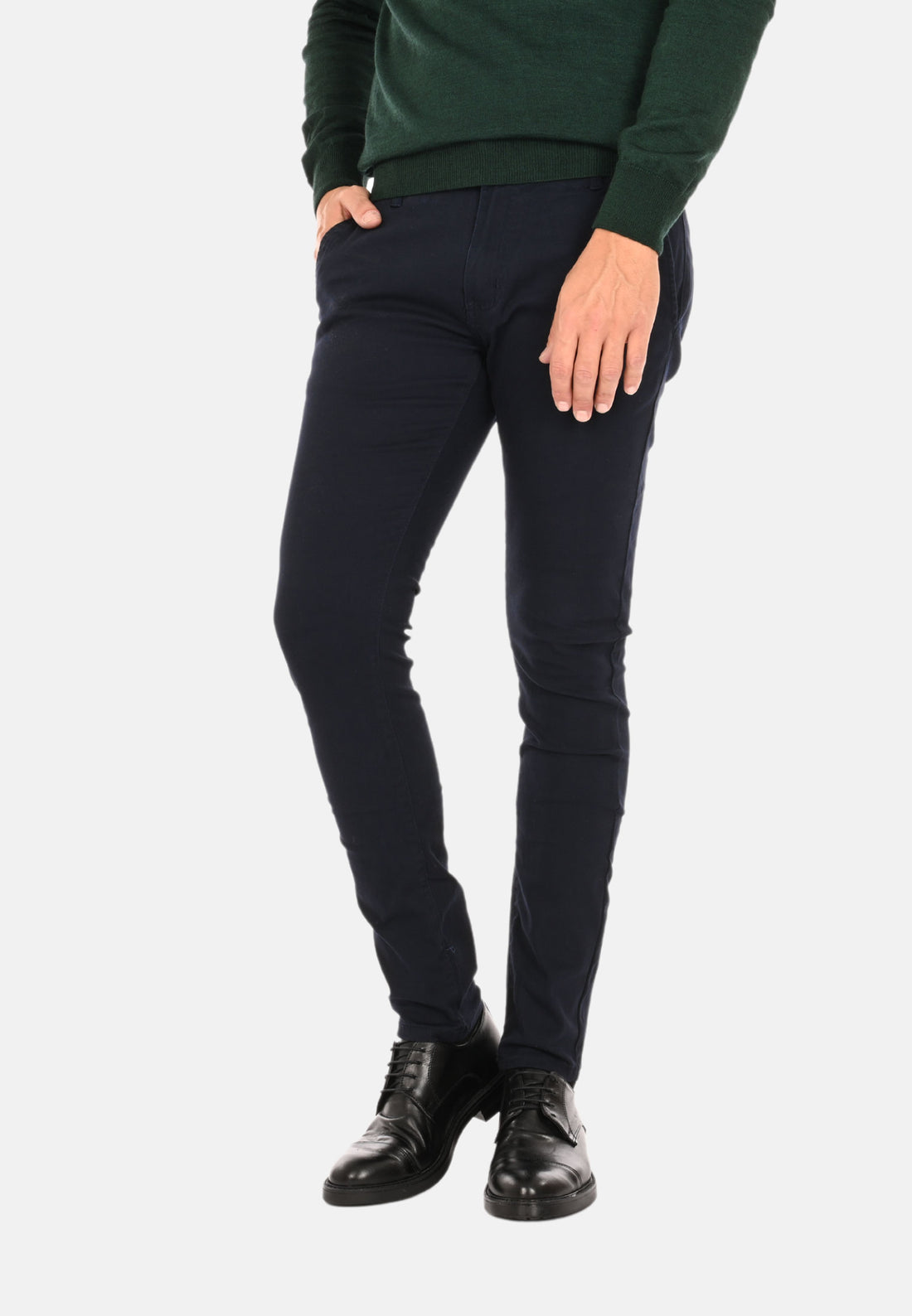 Pantalone slim fit con tasca america