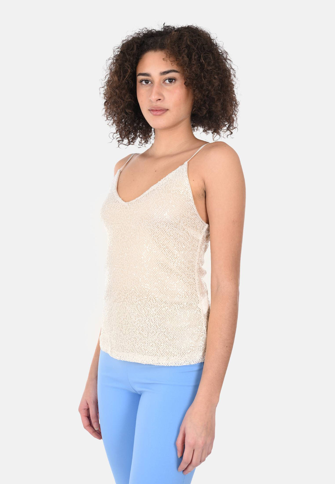 Top con paillettes