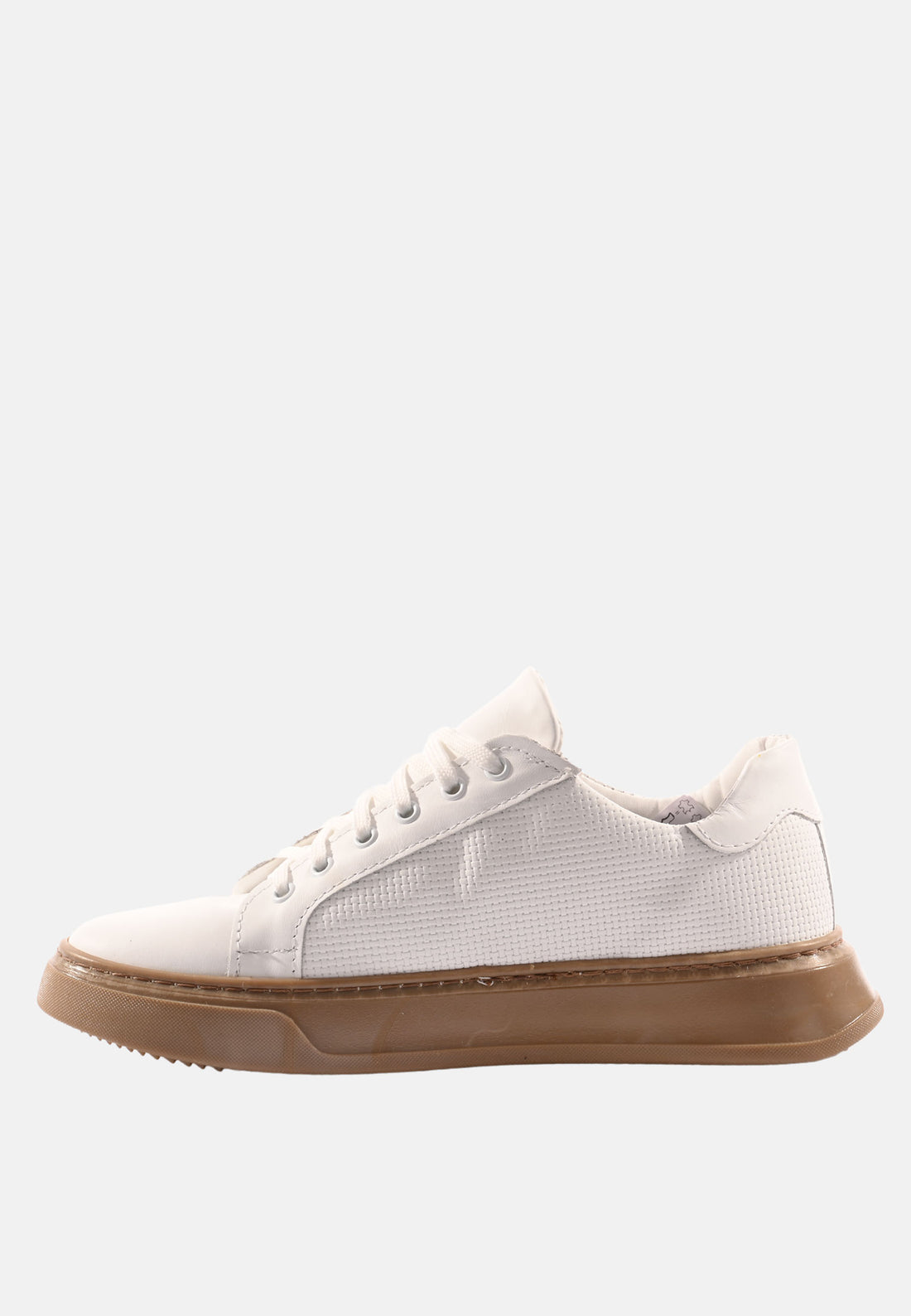 Sneakers con fondo beige