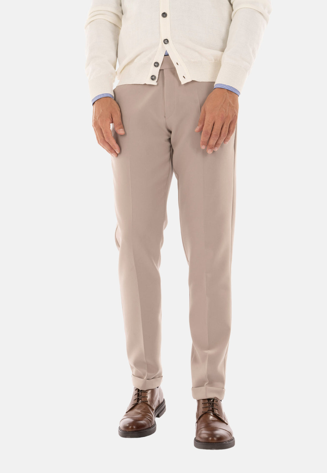 Pantaloni eleganti con risvoltino