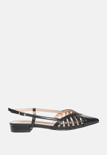 Slingback con fascette