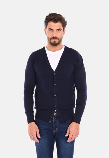 Cardigan boutonné coupe slim