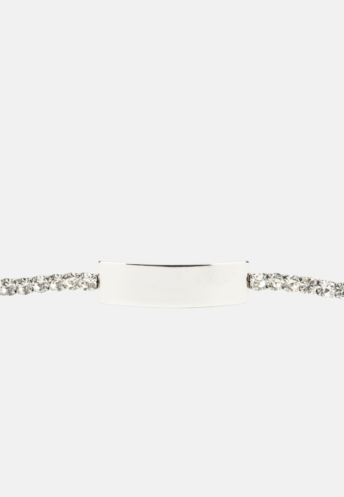 Bracciale con piastrina liscia