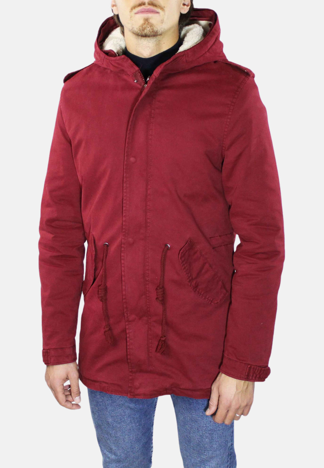 Parka avec fourrure sherpa intérieure amovible