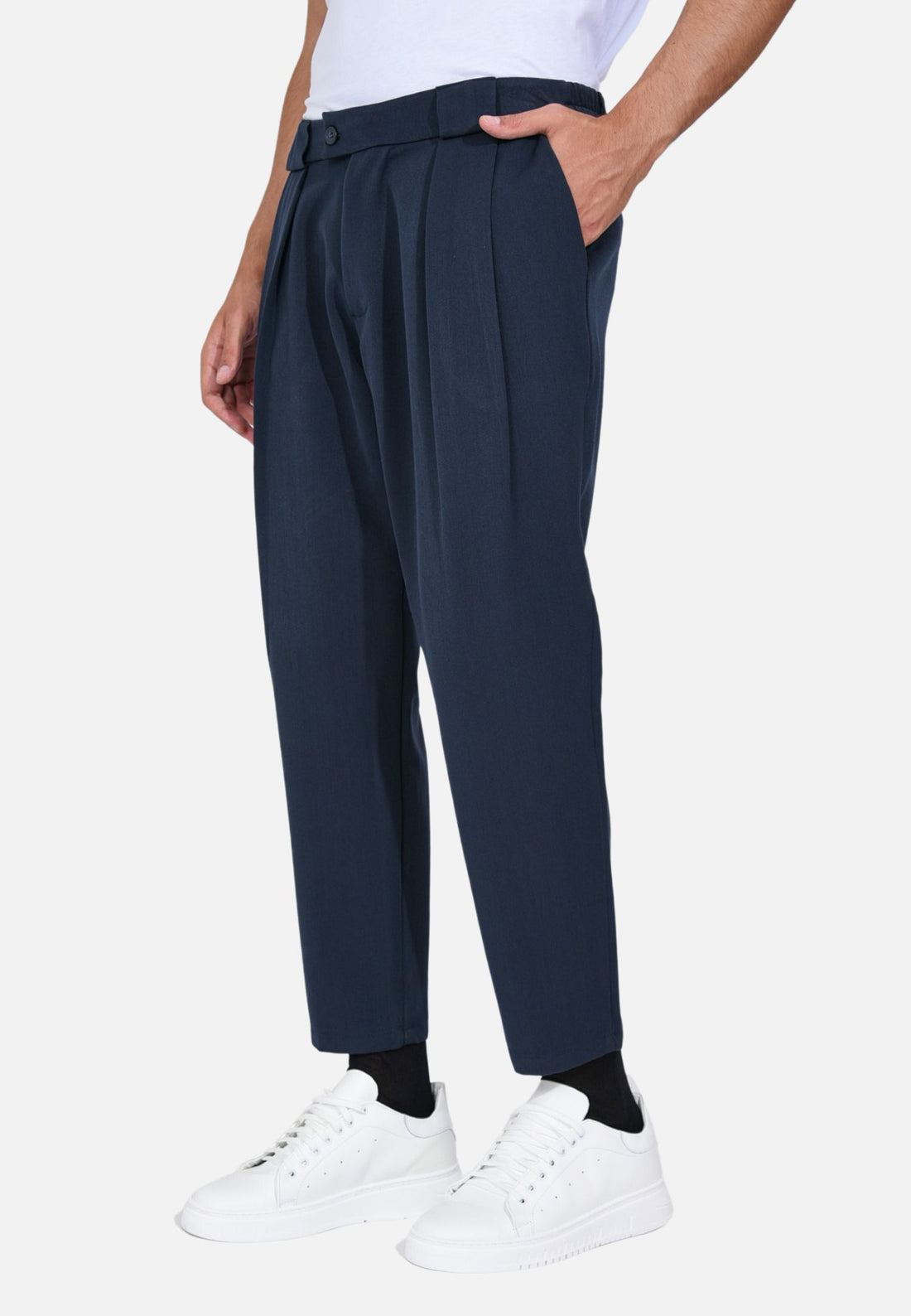 Pantalone con doppia pinces