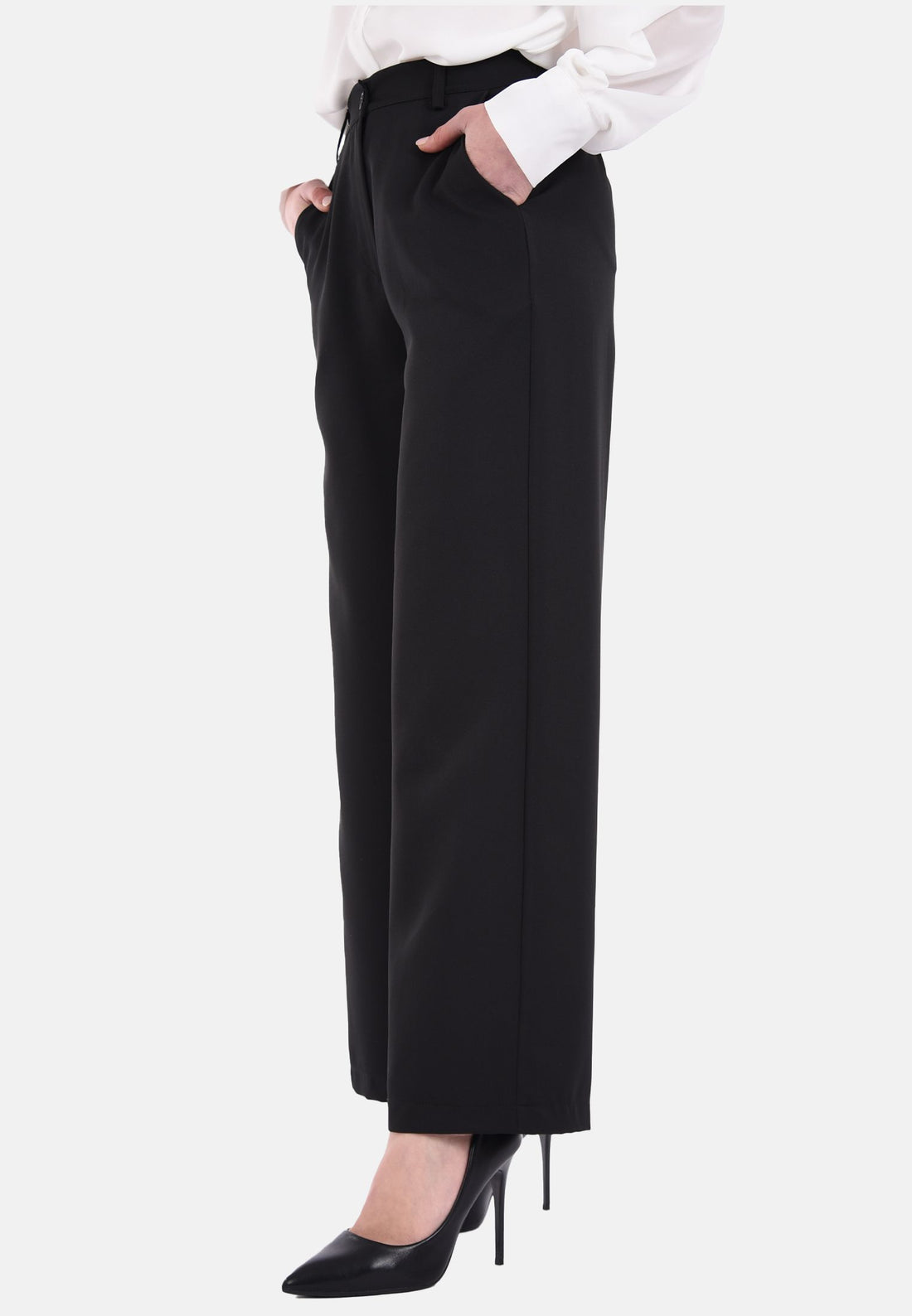 Pantalon Palazzo avec taille élastique