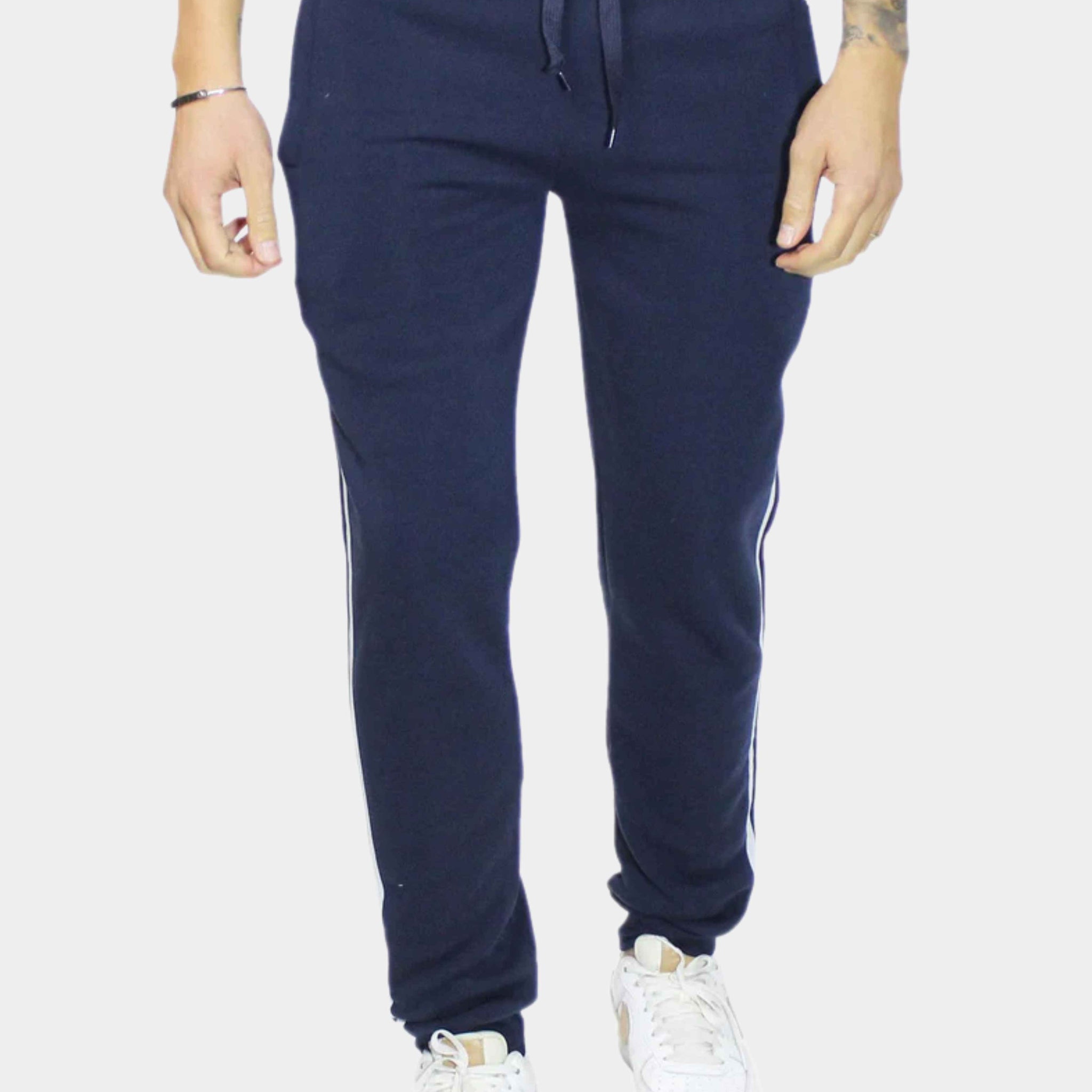 Pantalone tuta leggero con strisce