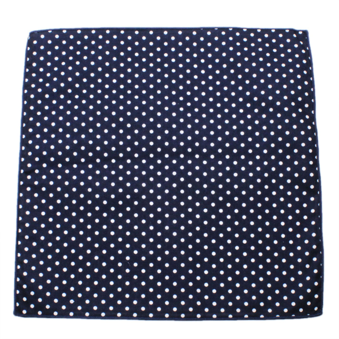 Pochette da taschino blu a pois piccoli grandi