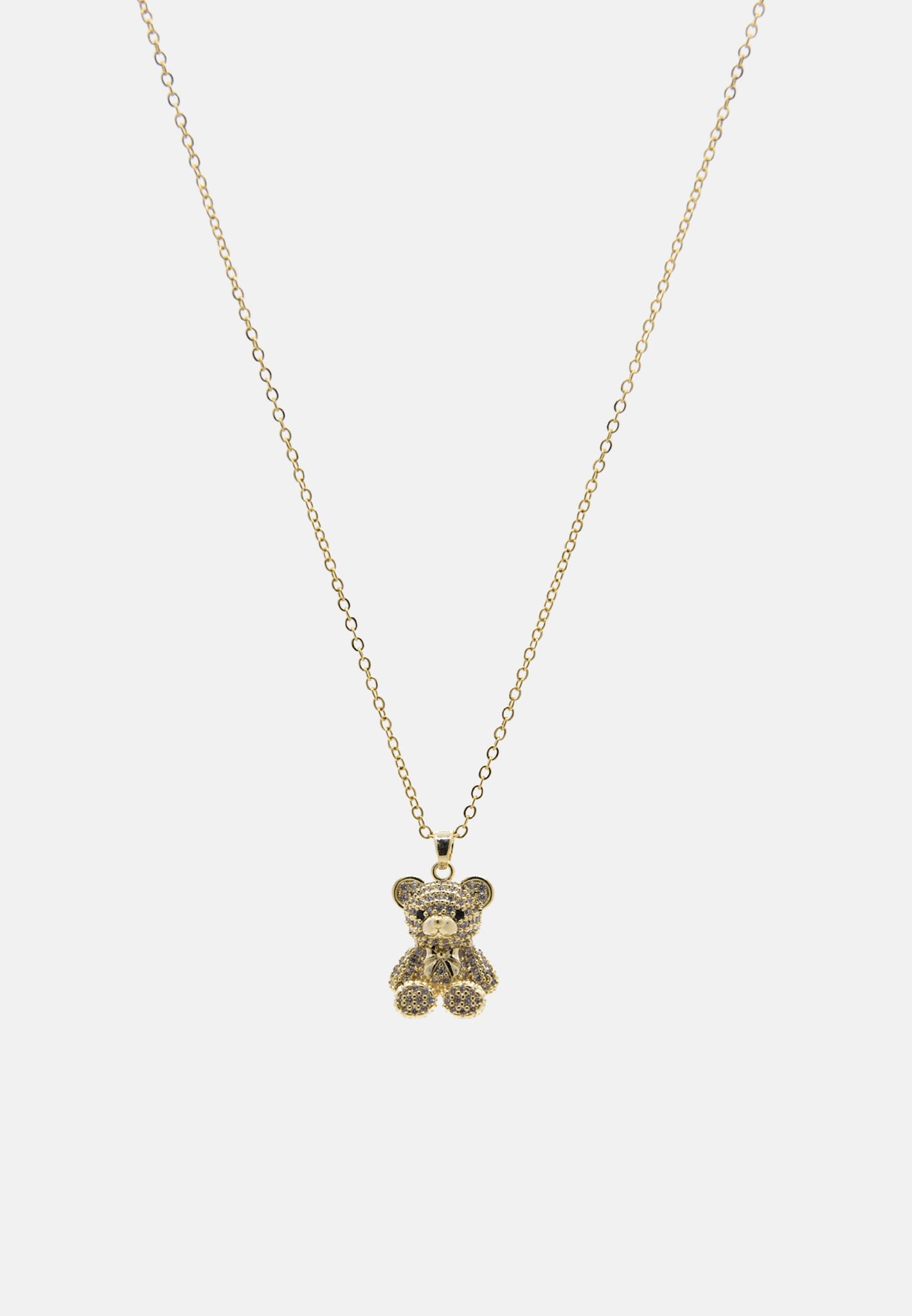 Collier avec ours pailleté