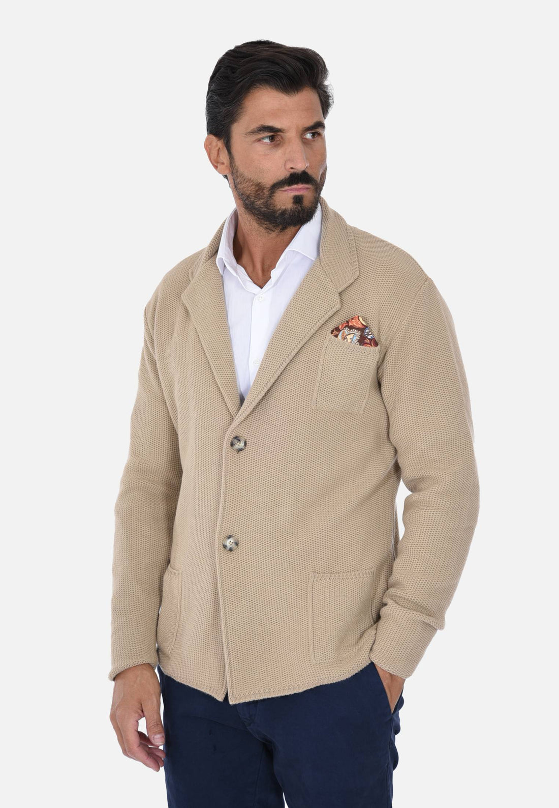 Cardigan veste en point de Milan