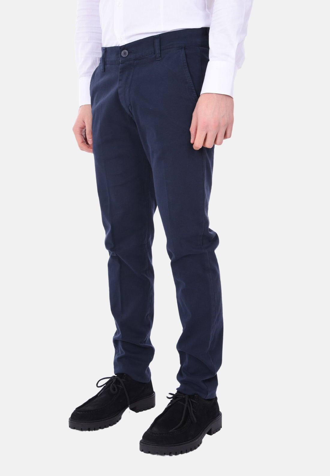 Pantaloni tono su tono regular fit