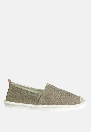 Espadrillas in canvas e iuta