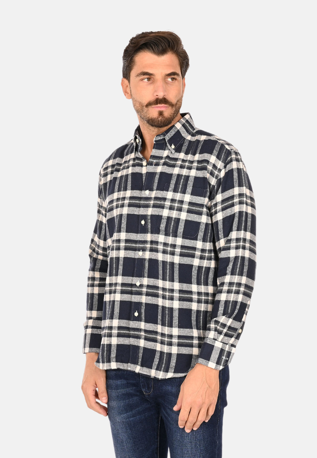 Chemise à carreaux en flanelle