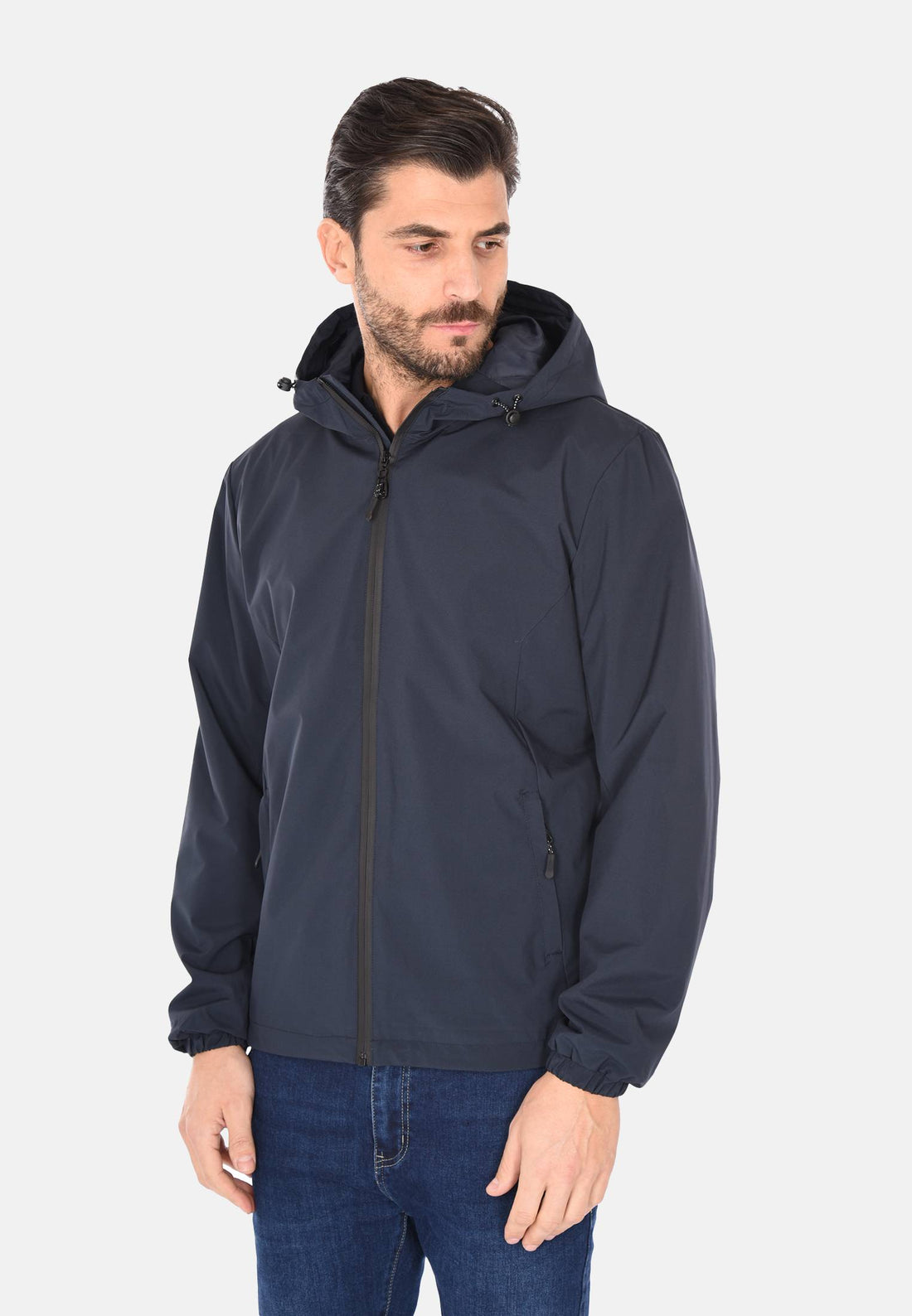 Veste imperméable à capuche