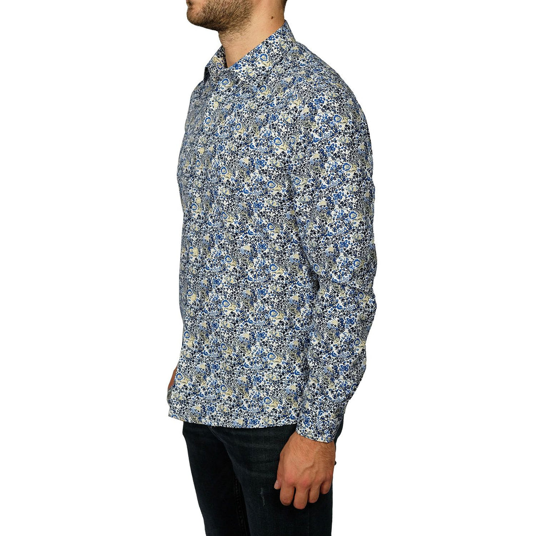 Chemise à motifs fleuris