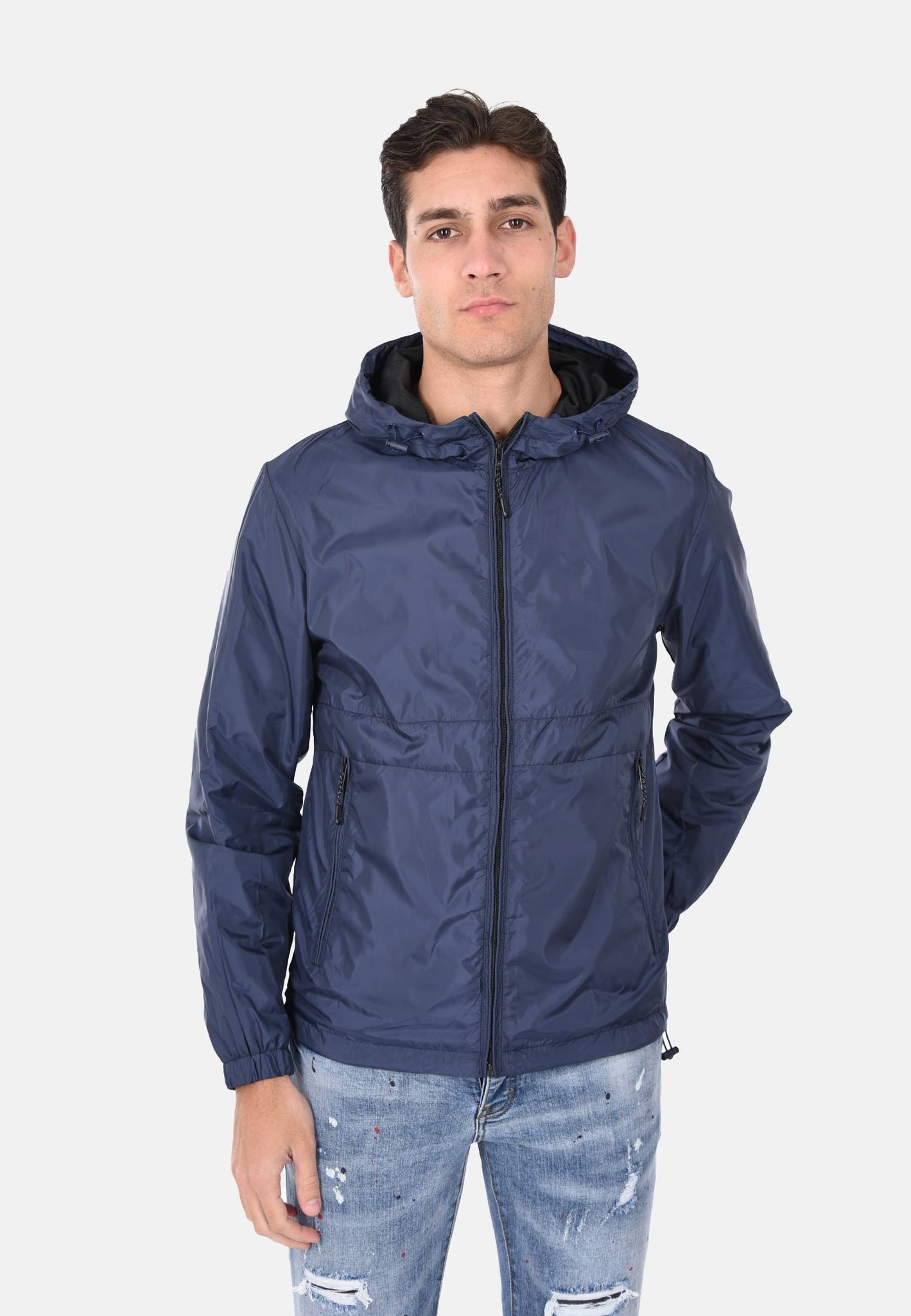 Veste imperméable à capuche