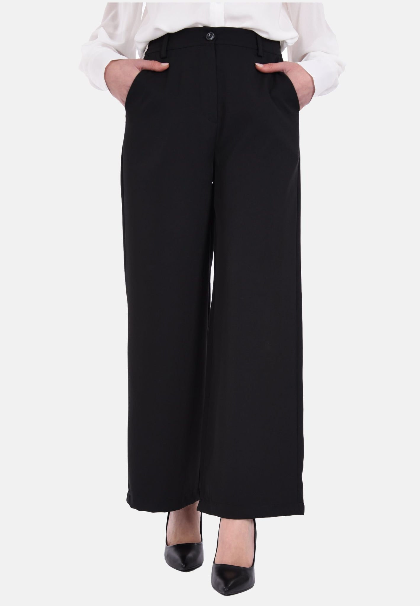 Pantalon Palazzo avec taille élastique