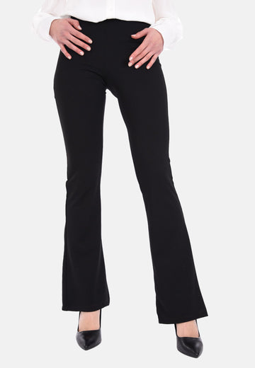 Pantalon évasé avec élastique