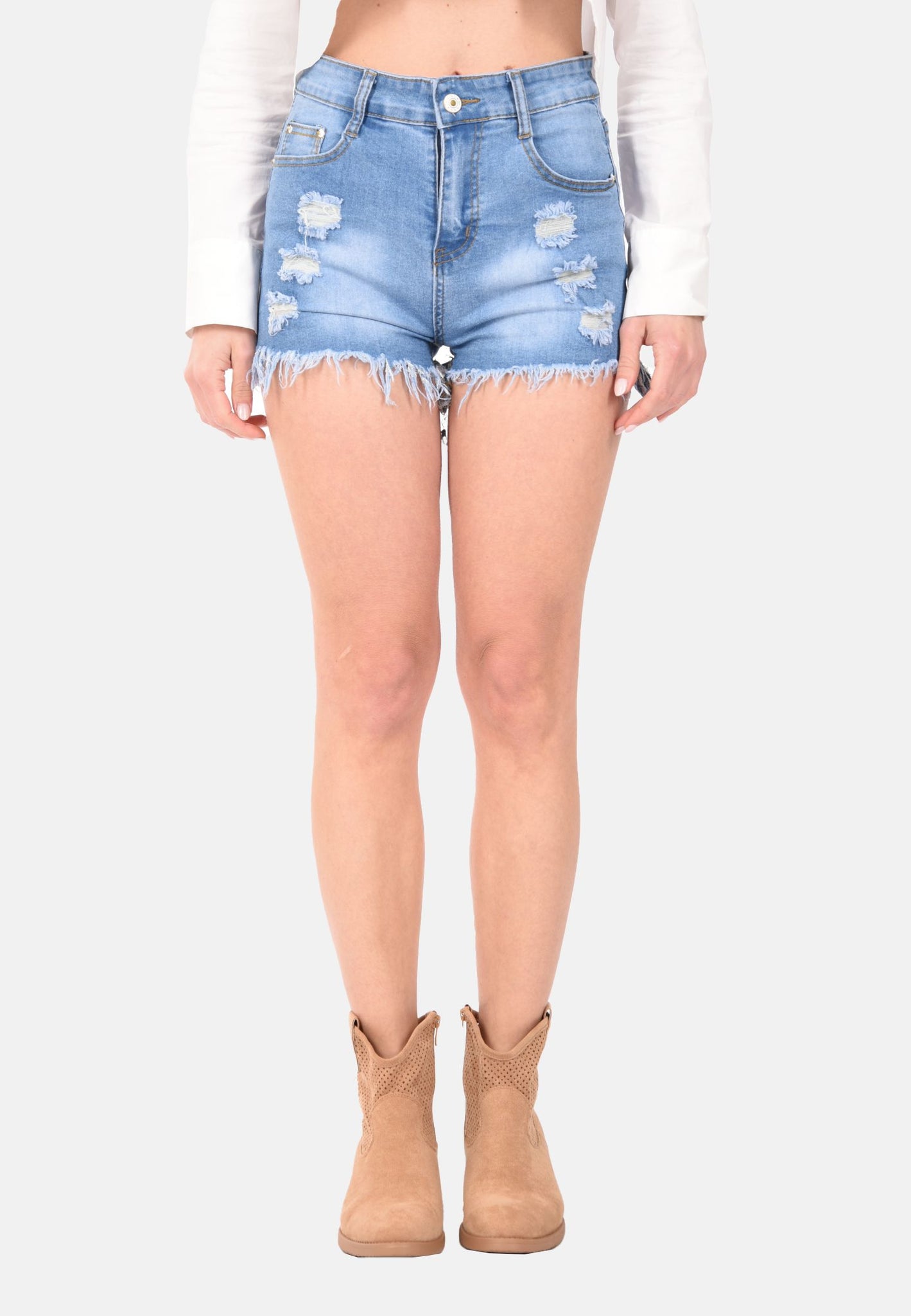 Shorts con strappi