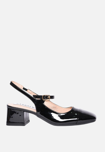 Slingback vernice