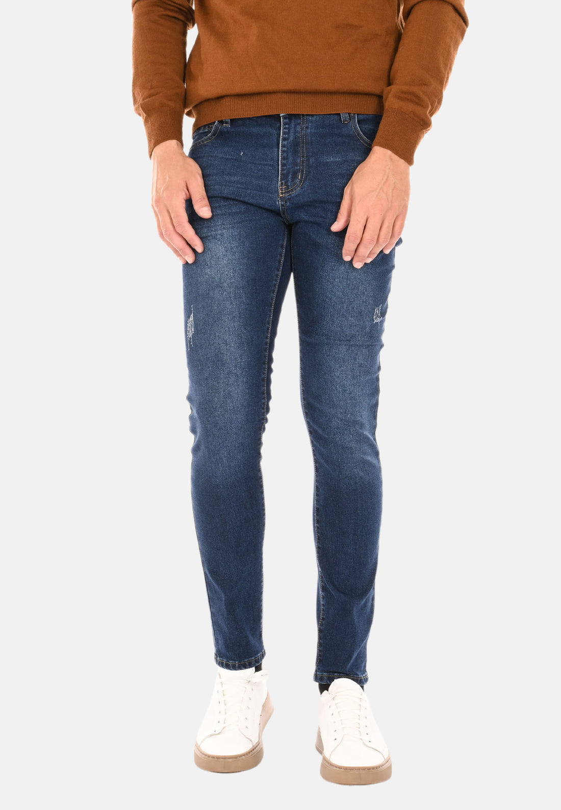 Jeans tasca america strappato