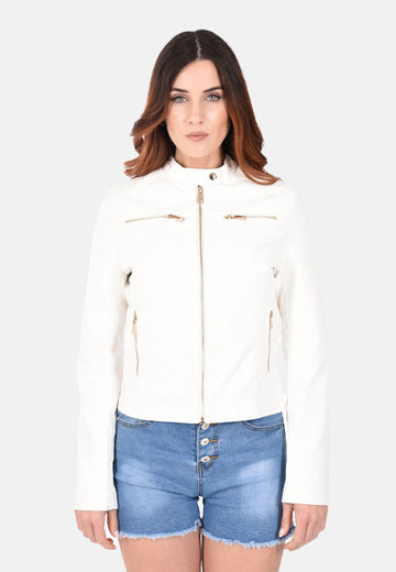 Veste en simili cuir