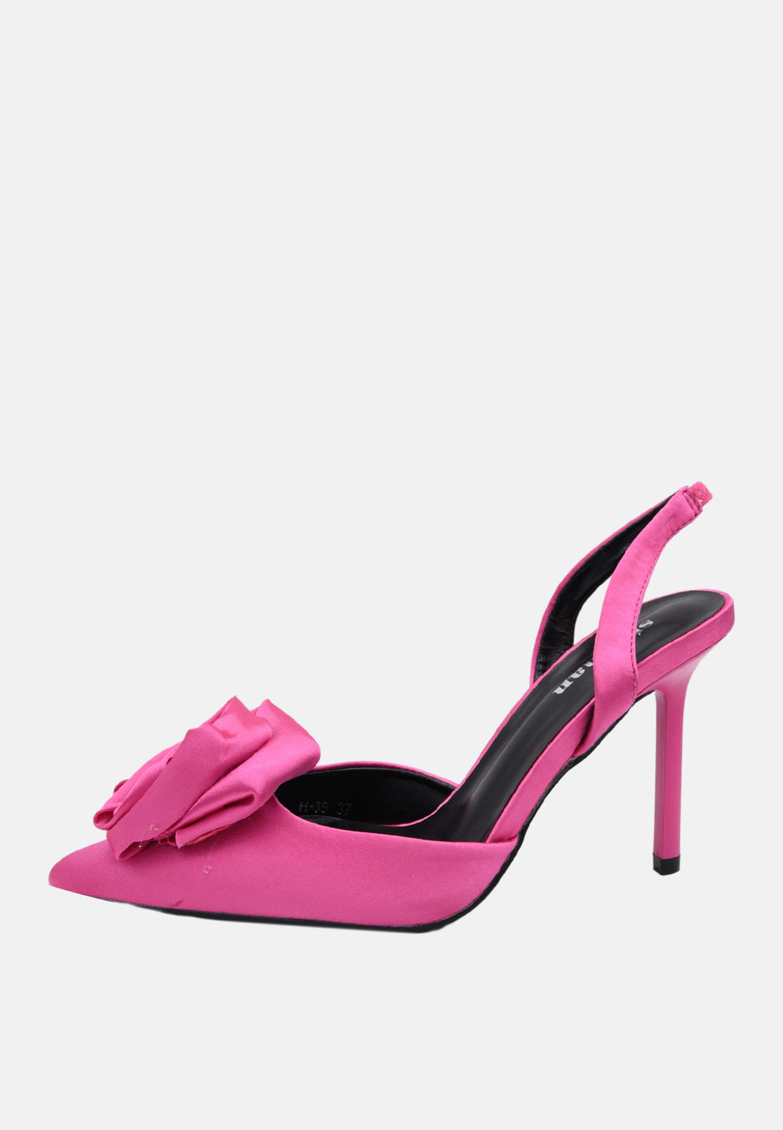 Slingback en satin